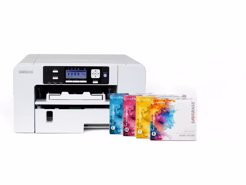 Sawgrass SG500 A4 com tintas VersiFlex