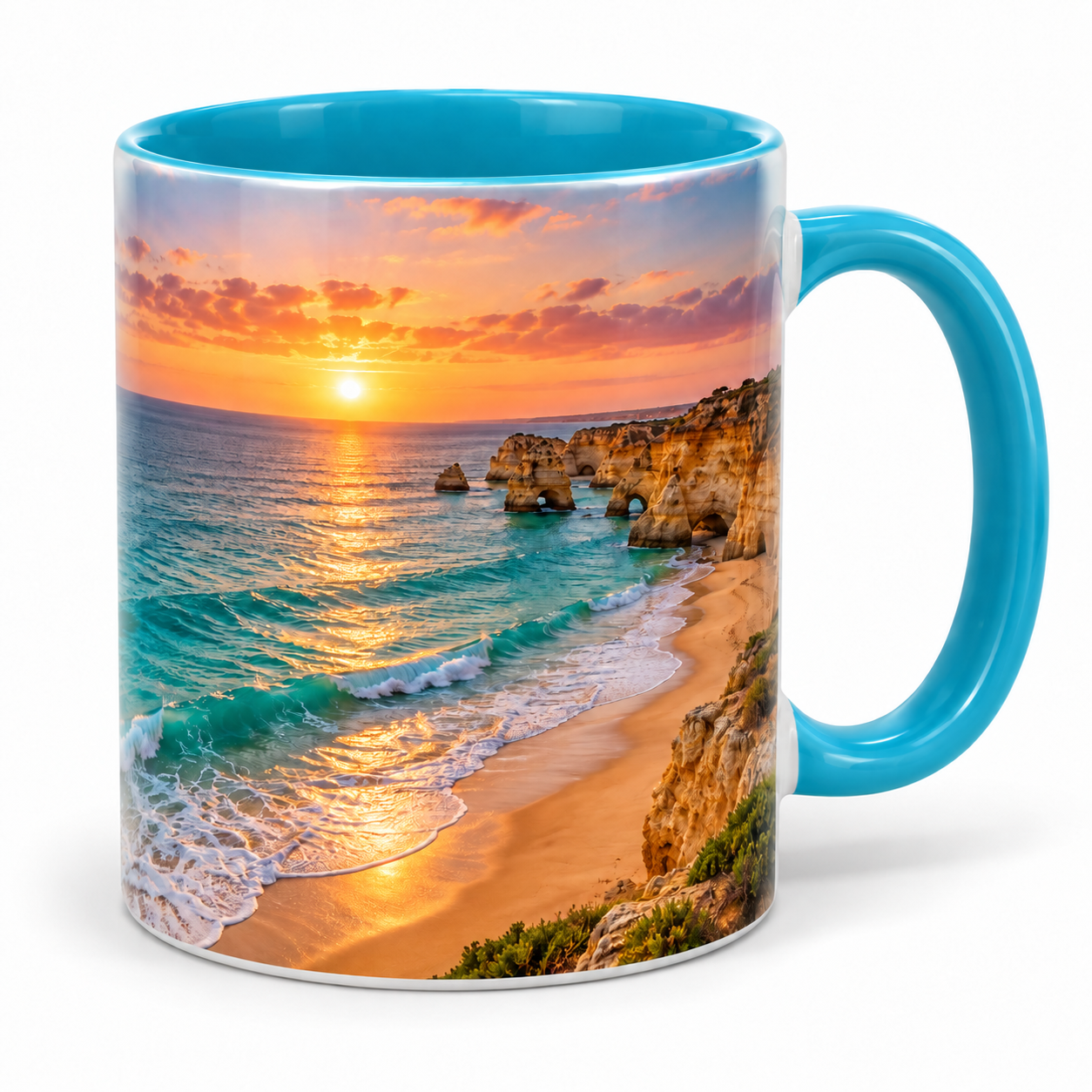Caneca colorida personalizada