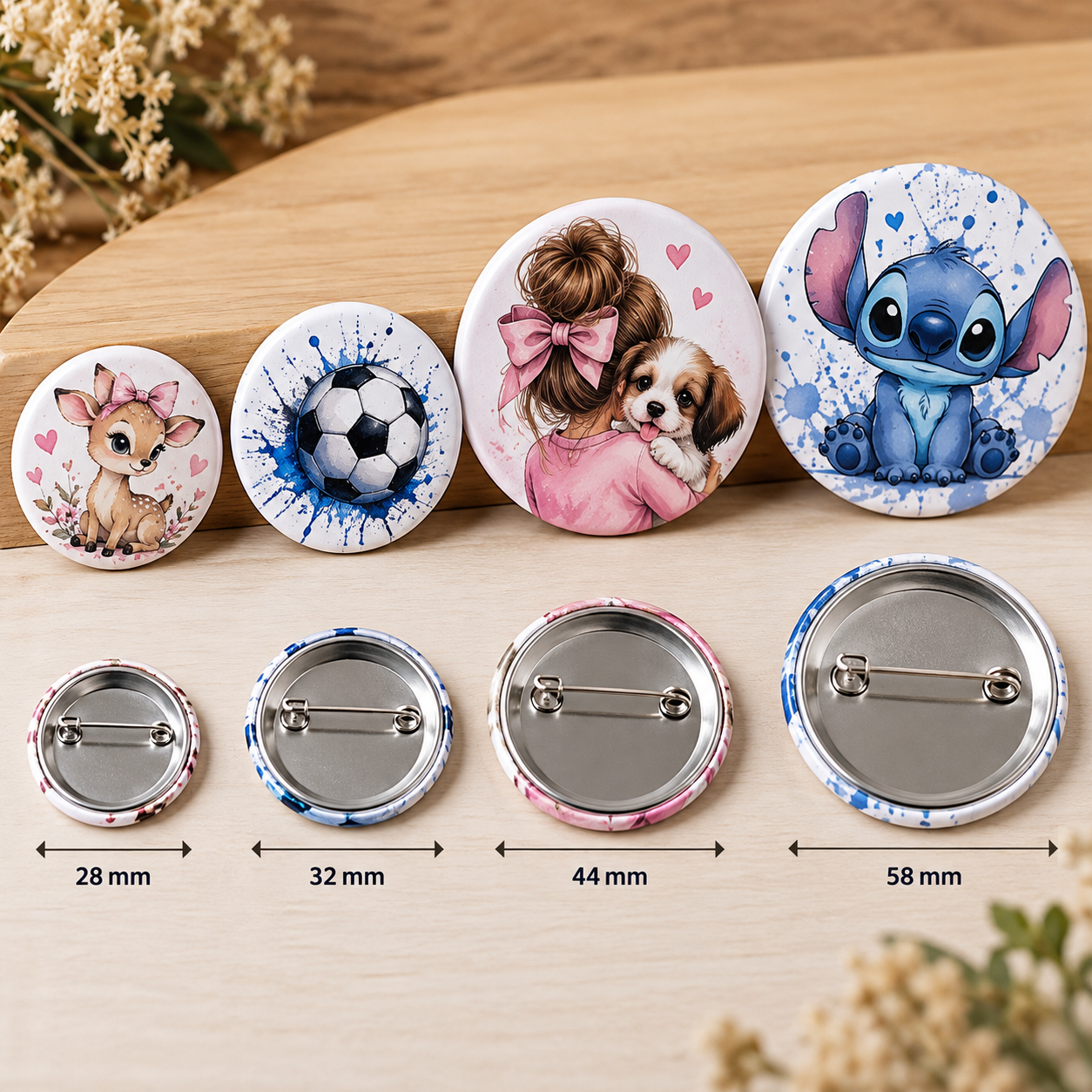 Crachás personalizados